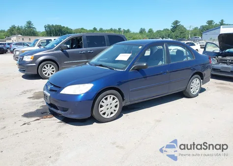 2005 Honda Civic Lx from USA, damaged, VIN 2HGES16585H542976